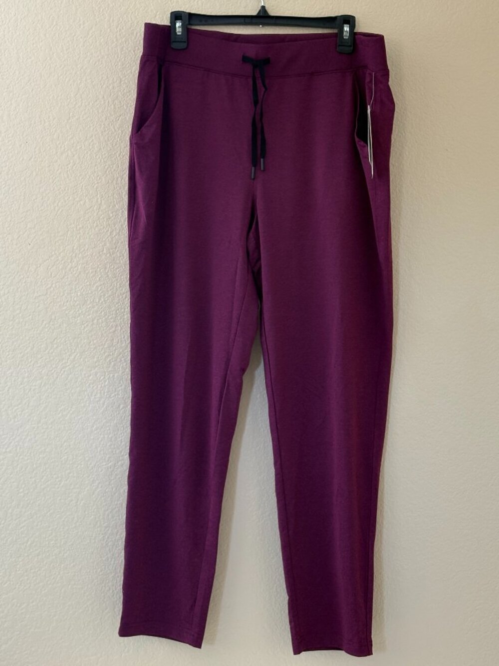 NWT 32 Degrees Heat Cool Purple Athletic Lounge Pants Size Large